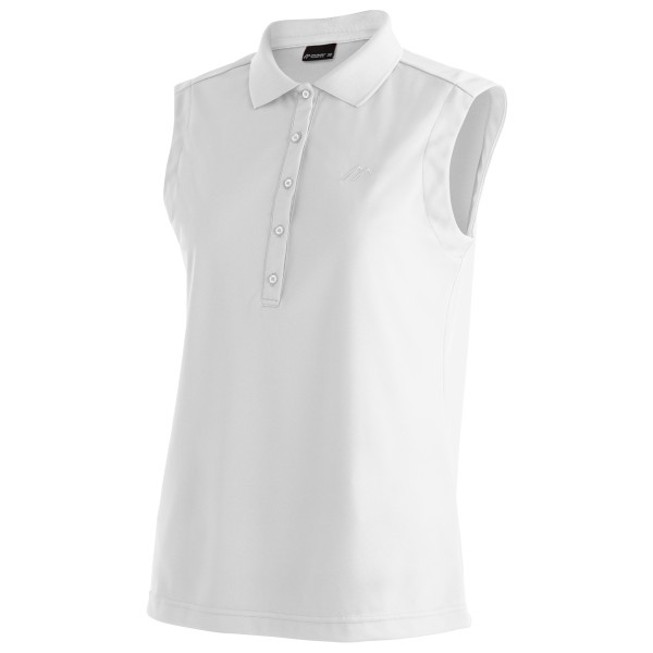 Maier Sports - Women's Ulrike Sleeveless - Polo-Shirt Gr 42 grau/weiß von Maier Sports