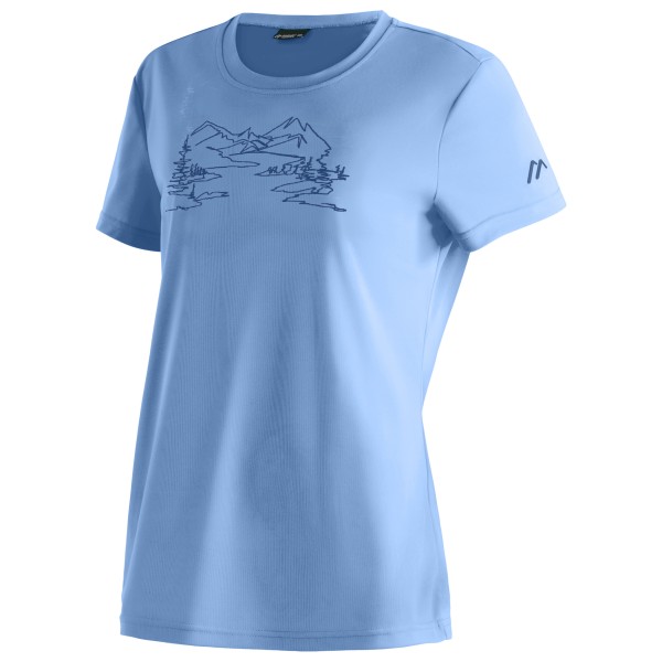 Maier Sports - Women's Wilma Print - Funktionsshirt Gr 40 blau von Maier Sports