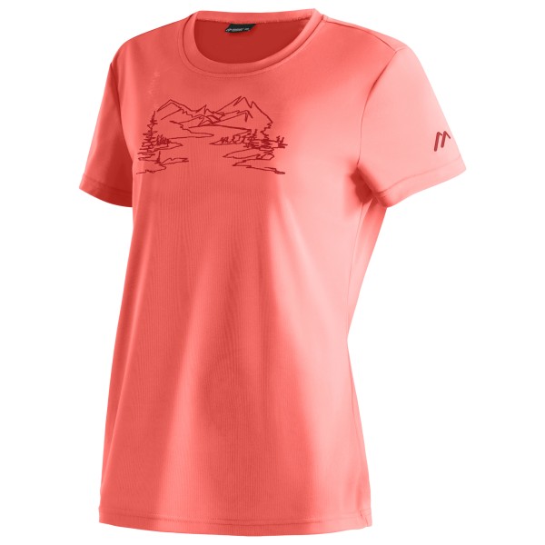 Maier Sports - Women's Wilma Print - Funktionsshirt Gr 42 rot von Maier Sports
