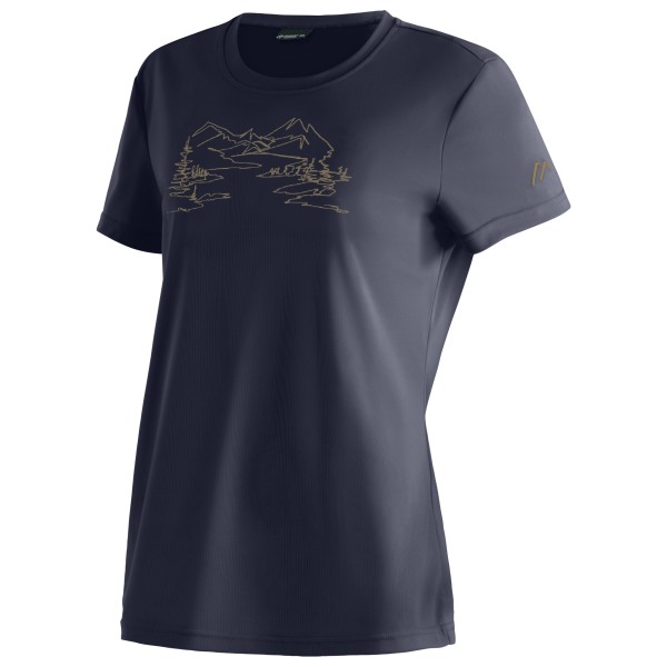 Maier Sports - Women's Wilma Print - Funktionsshirt Gr 46 blau von Maier Sports