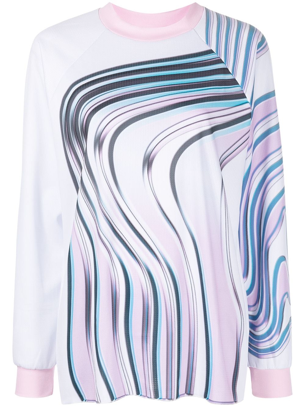Maisie Wilen wave-print top - Multicolour von Maisie Wilen