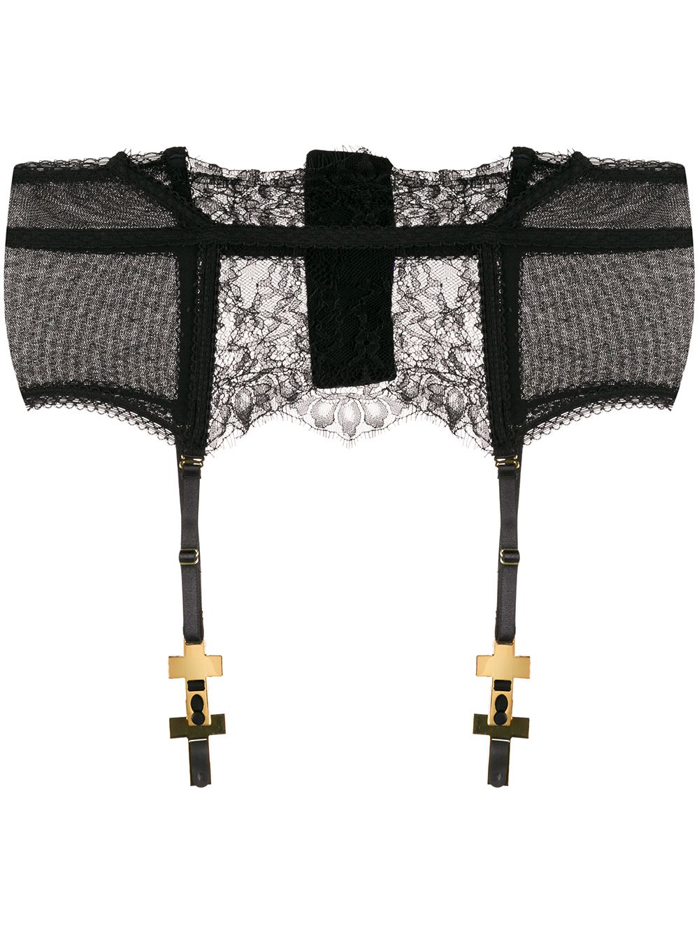 Maison Close Inspiration Divine suspenders - Black von Maison Close