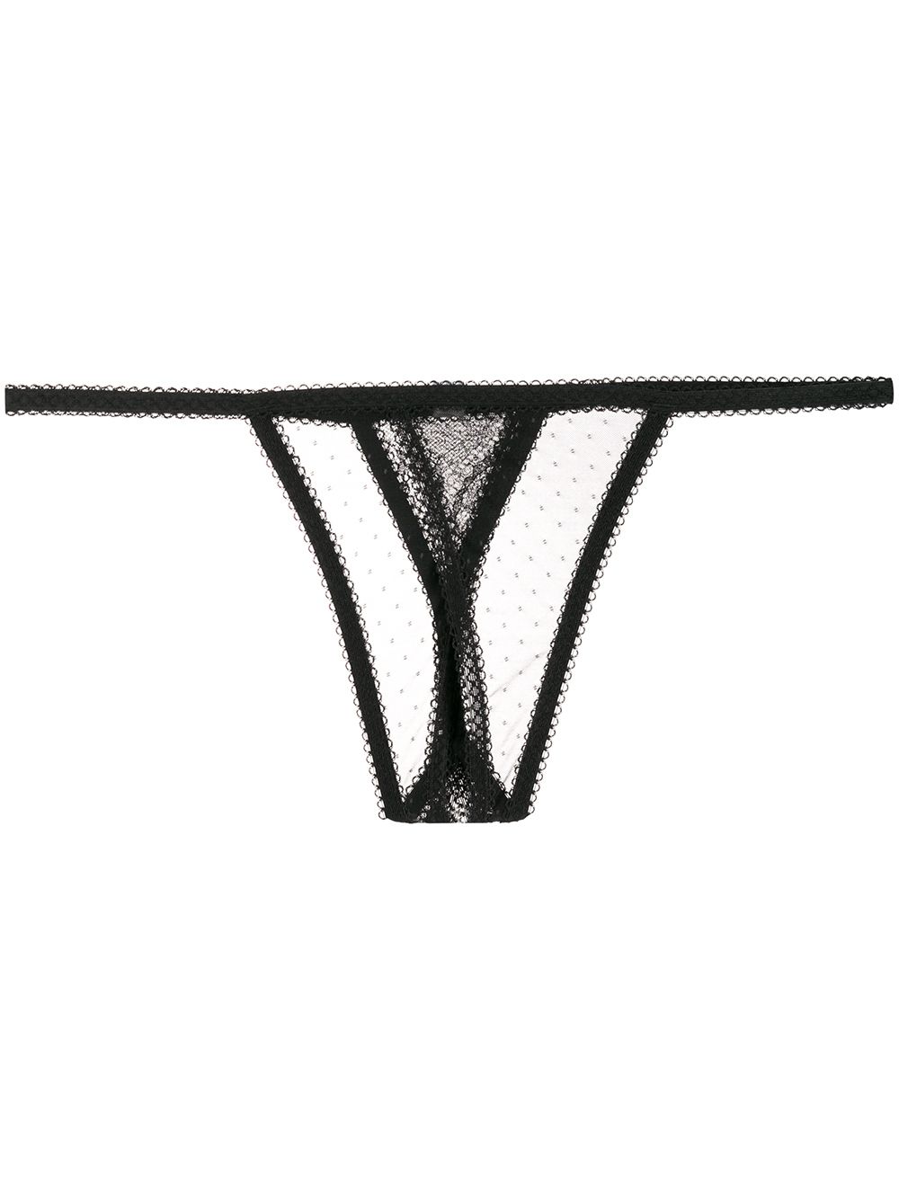 Maison Close Inspiration Divine thongs - Black von Maison Close