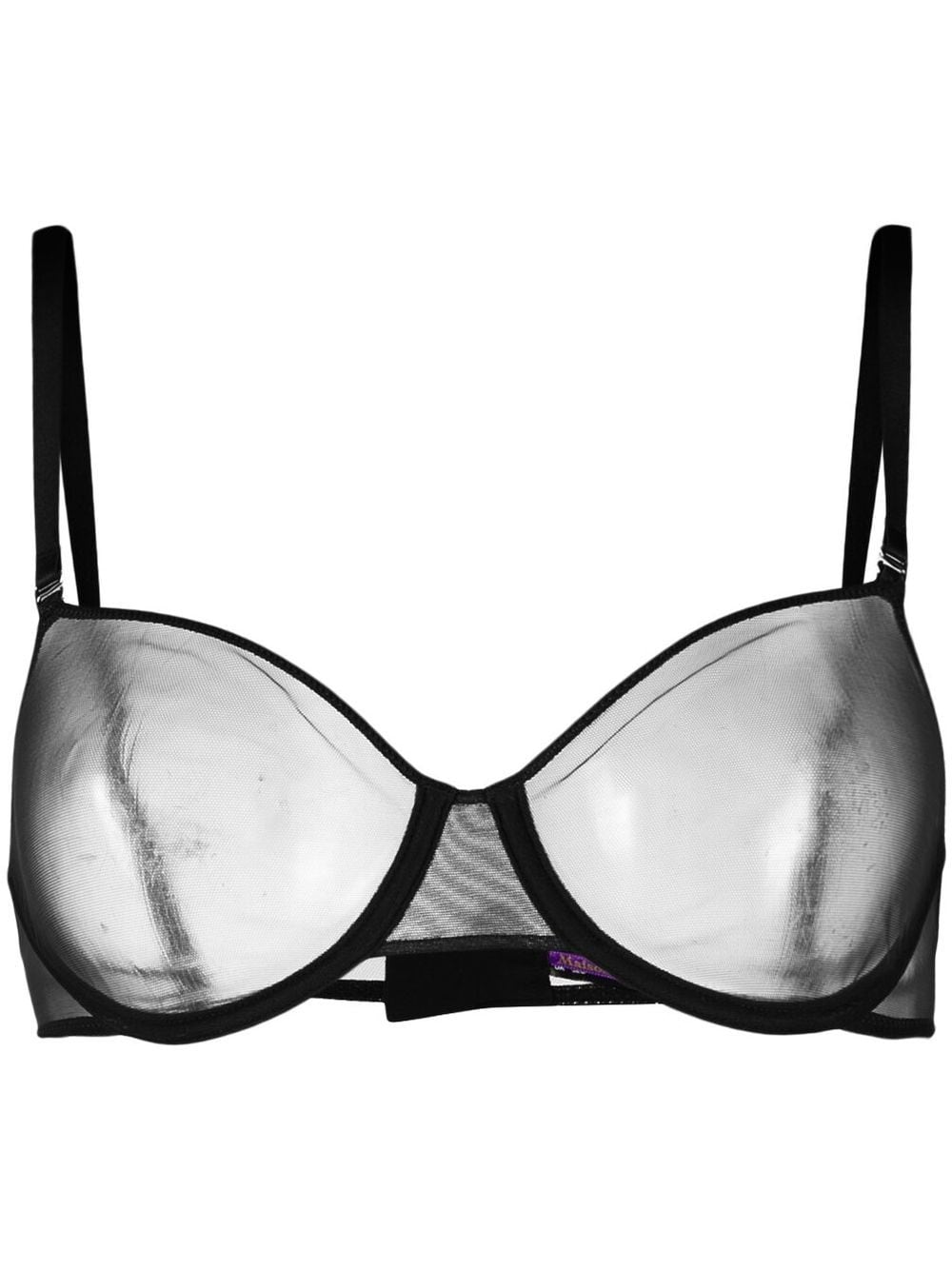 Maison Close L'Amoureuse Soutien Gorge Corbeille bra - Black von Maison Close