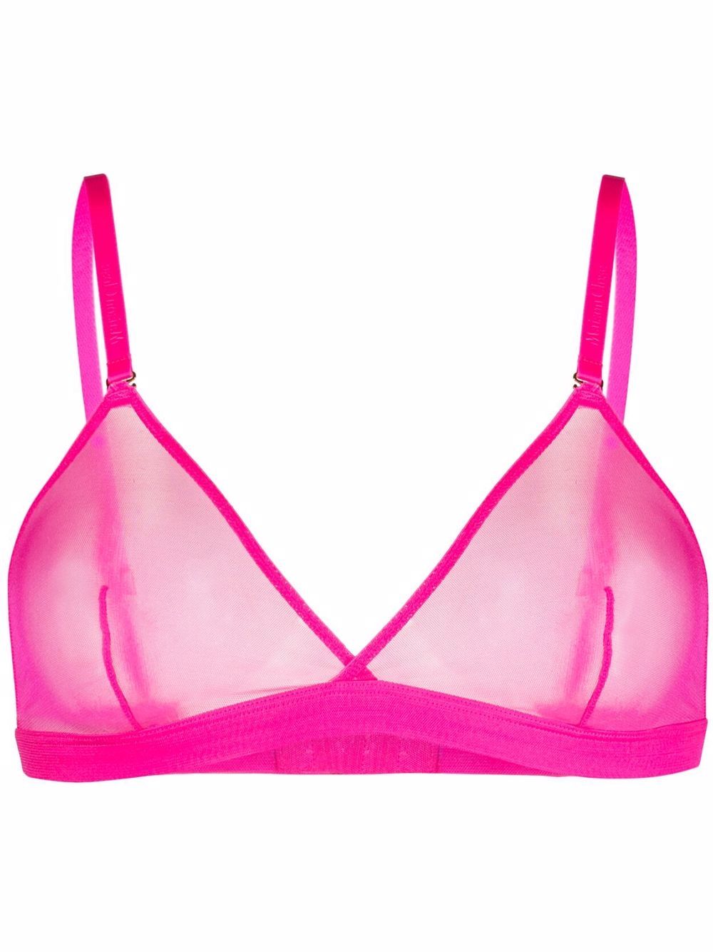 Maison Close sheer triangle bralette - Pink von Maison Close