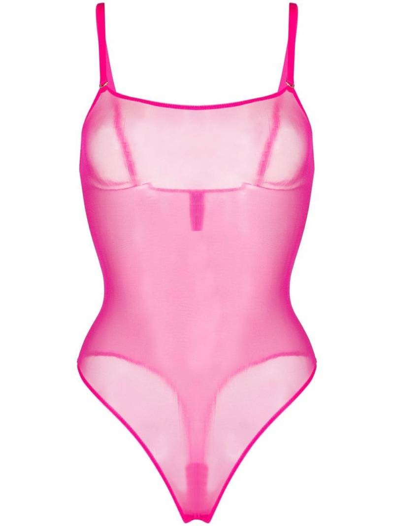 Maison Close hot pink string body von Maison Close