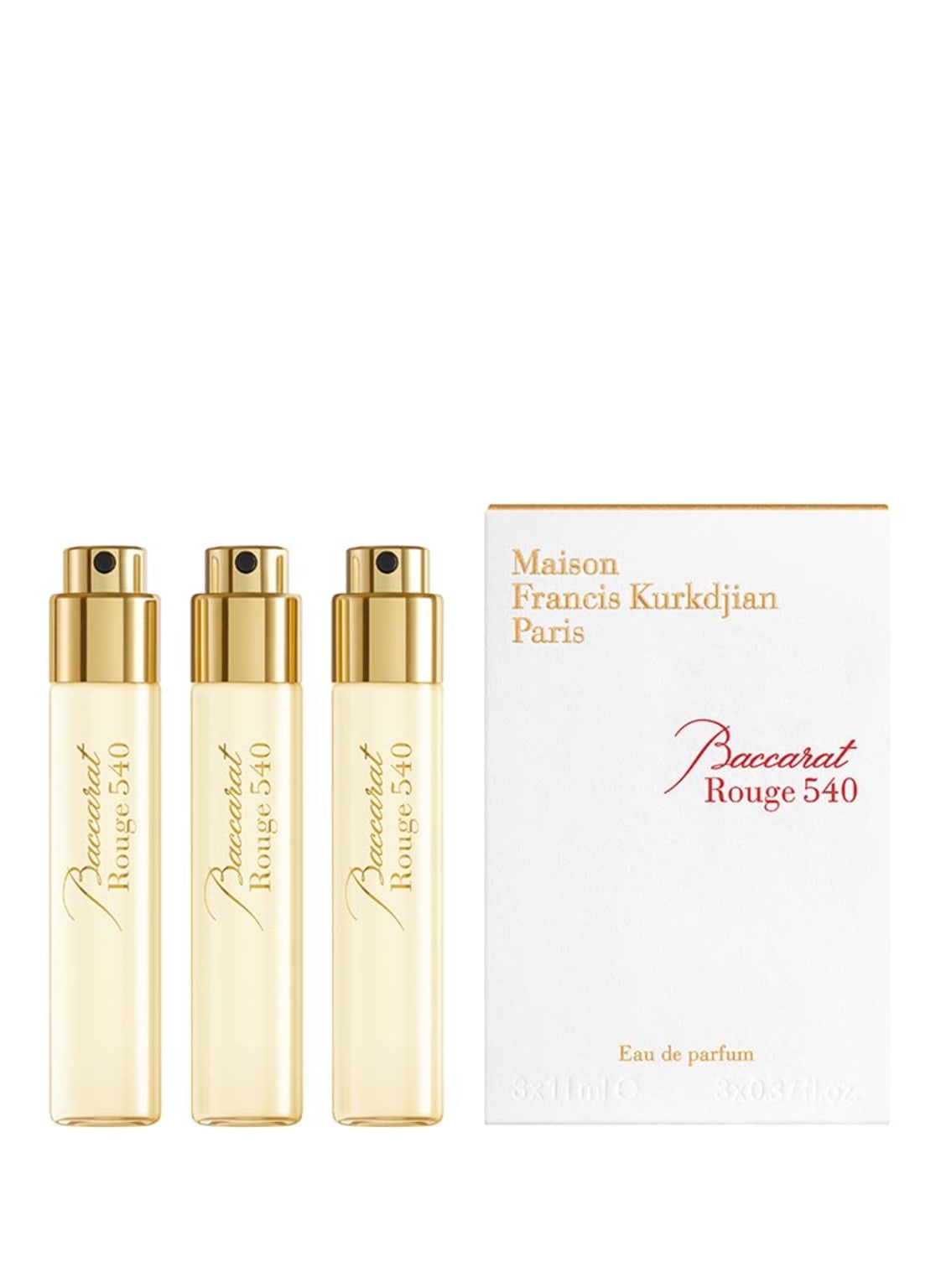 Maison Francis Kurkdjian Paris Baccara Rouge 540 Eau de Parfum (3 x 11ml) 33 ml von Maison Francis Kurkdjian Paris