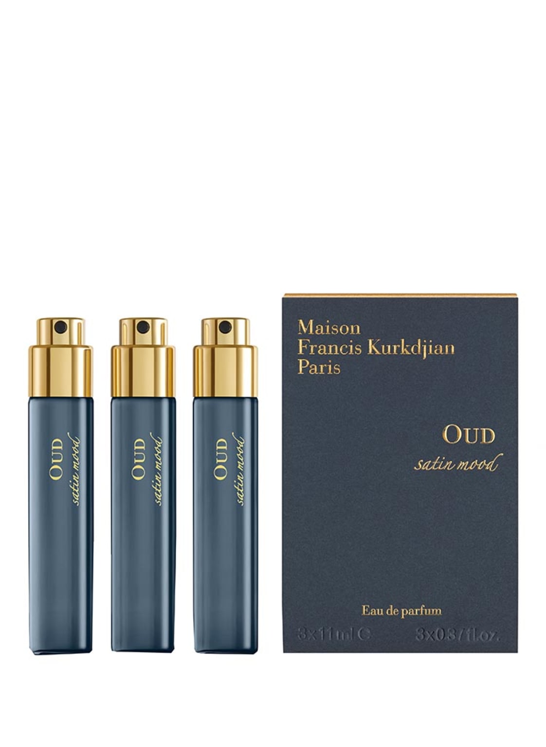 Maison Francis Kurkdjian Paris Oud Satin Mood Eau de Parfum (3 x 11ml) 33 ml von Maison Francis Kurkdjian Paris