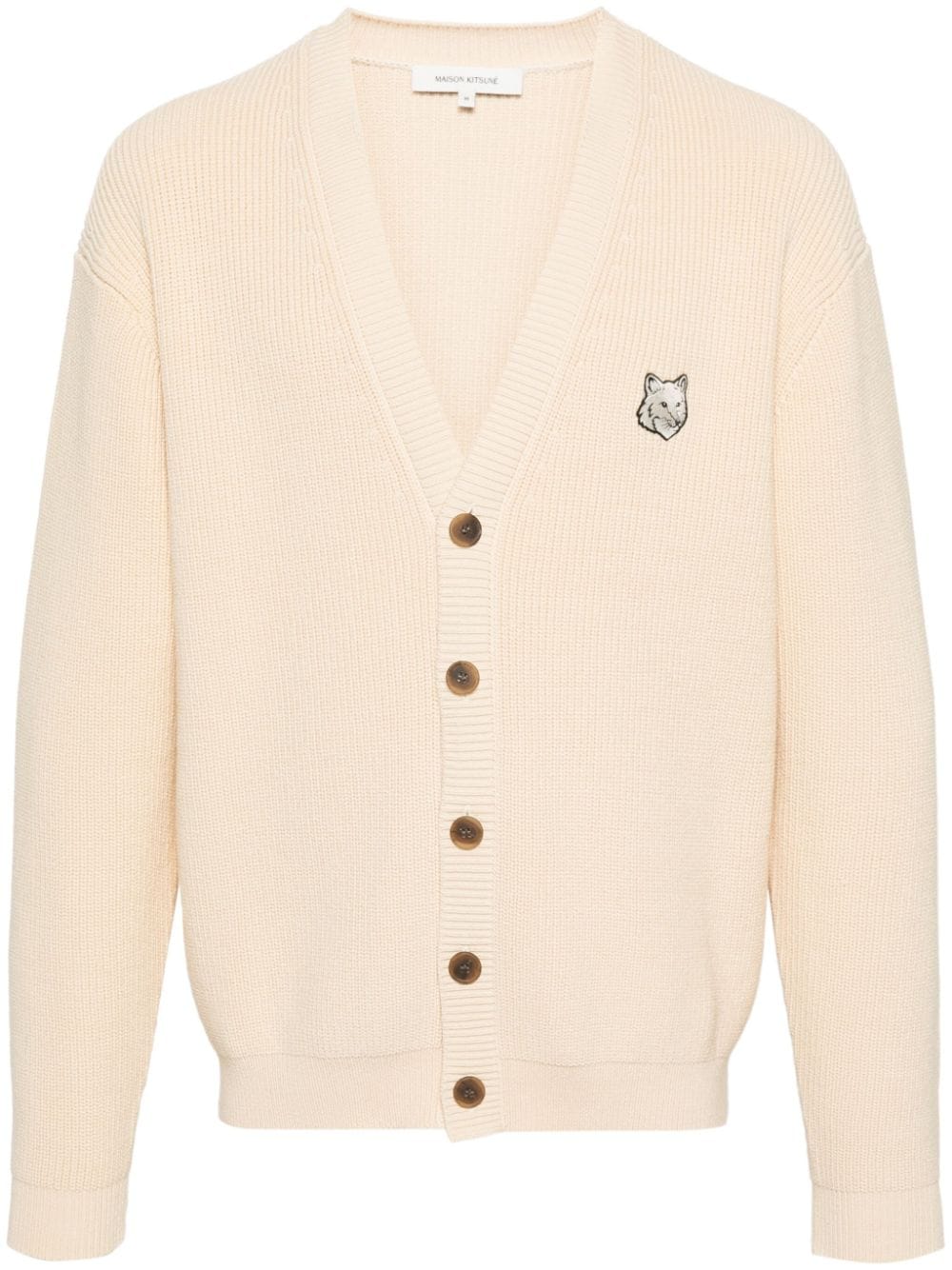 Maison Kitsuné Baby Fox cardigan - Neutrals von Maison Kitsuné