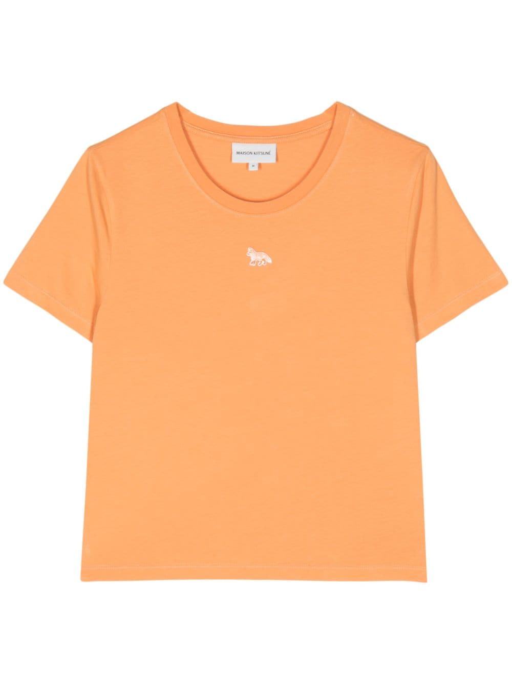 Maison Kitsuné Baby Fox cotton T-shirt - Orange von Maison Kitsuné