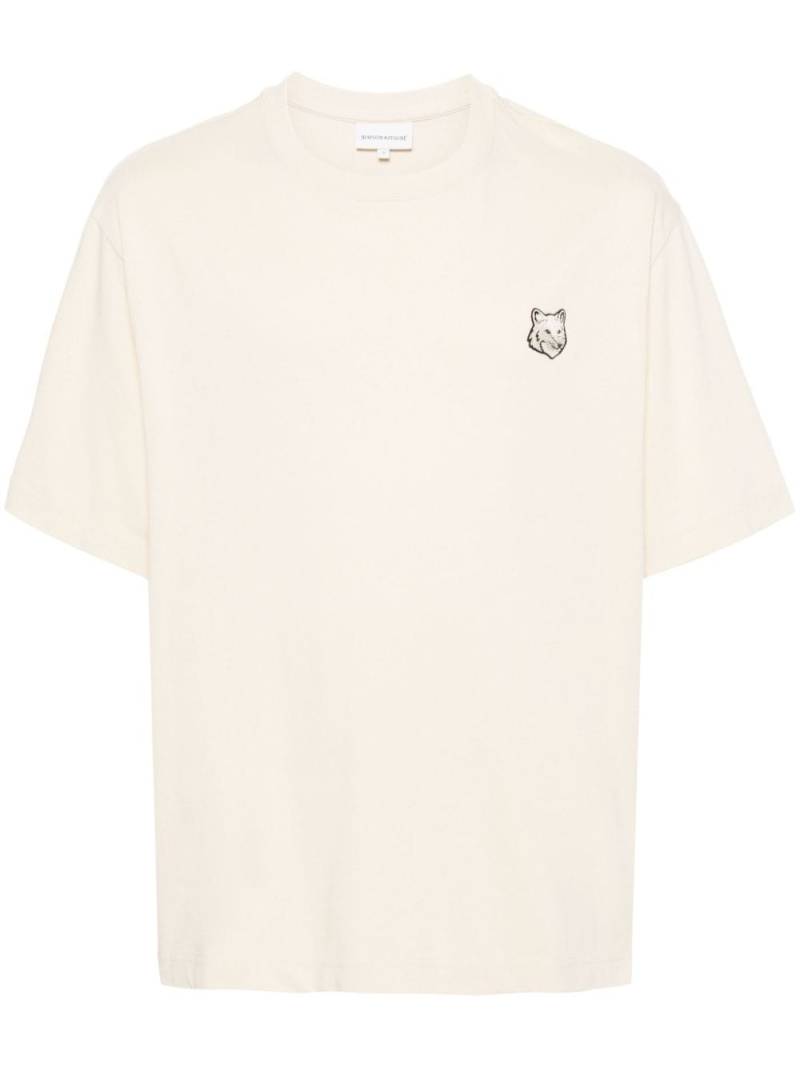 Maison Kitsuné Bold Fox Head cotton T-shirt - Neutrals von Maison Kitsuné