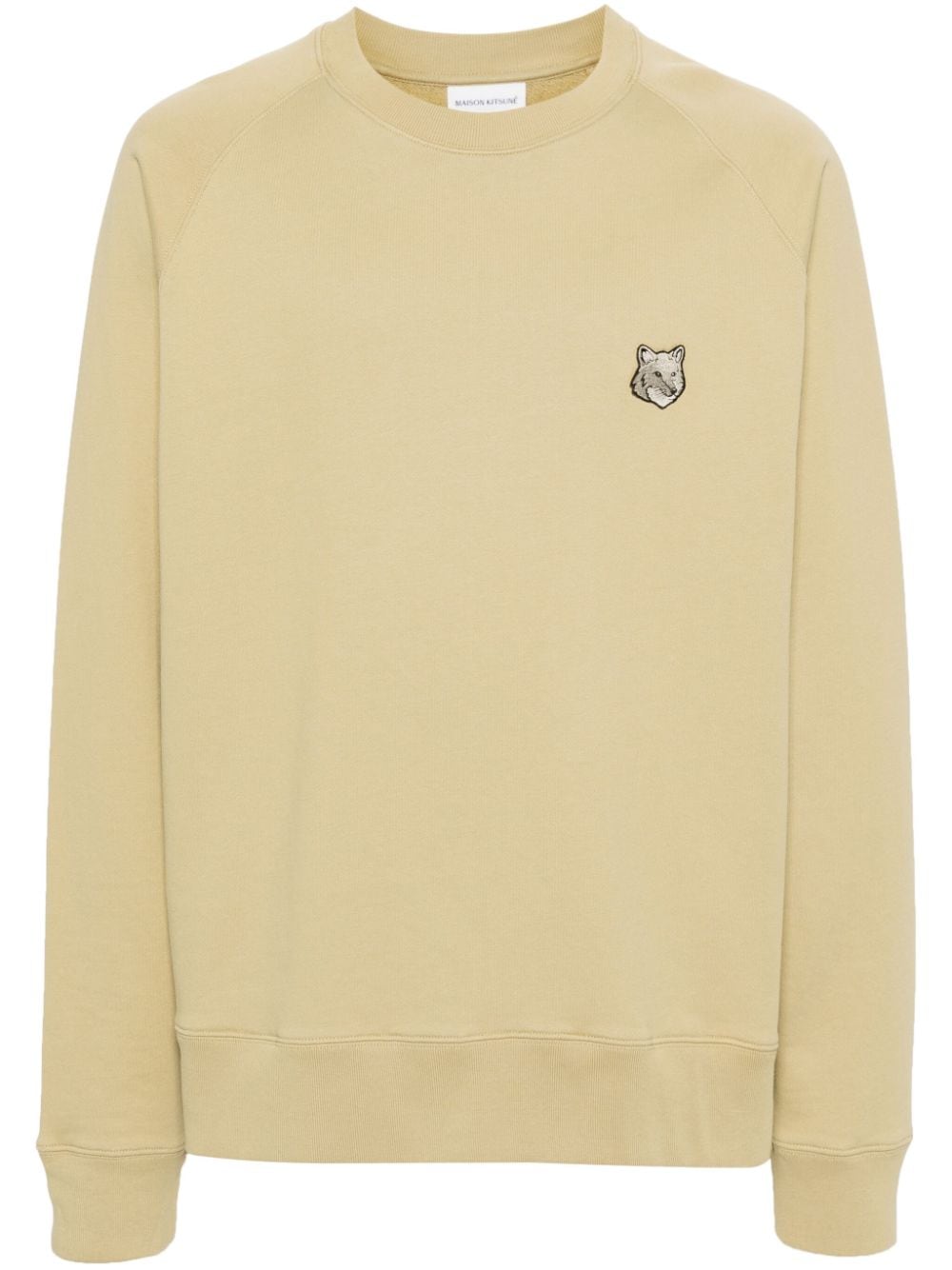 Maison Kitsuné Bold Fox Head cotton sweatshirt - Green von Maison Kitsuné