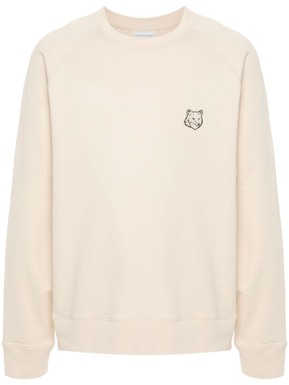 Maison Kitsuné Bold Fox Head cotton sweatshirt - Neutrals von Maison Kitsuné