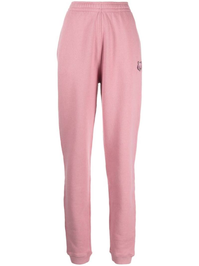 Maison Kitsuné Bold Fox Head track pants - Pink von Maison Kitsuné