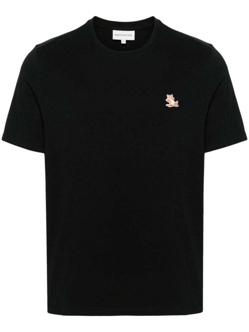 Maison Kitsuné Chillax Fox-appliqué T-shirt - Black von Maison Kitsuné