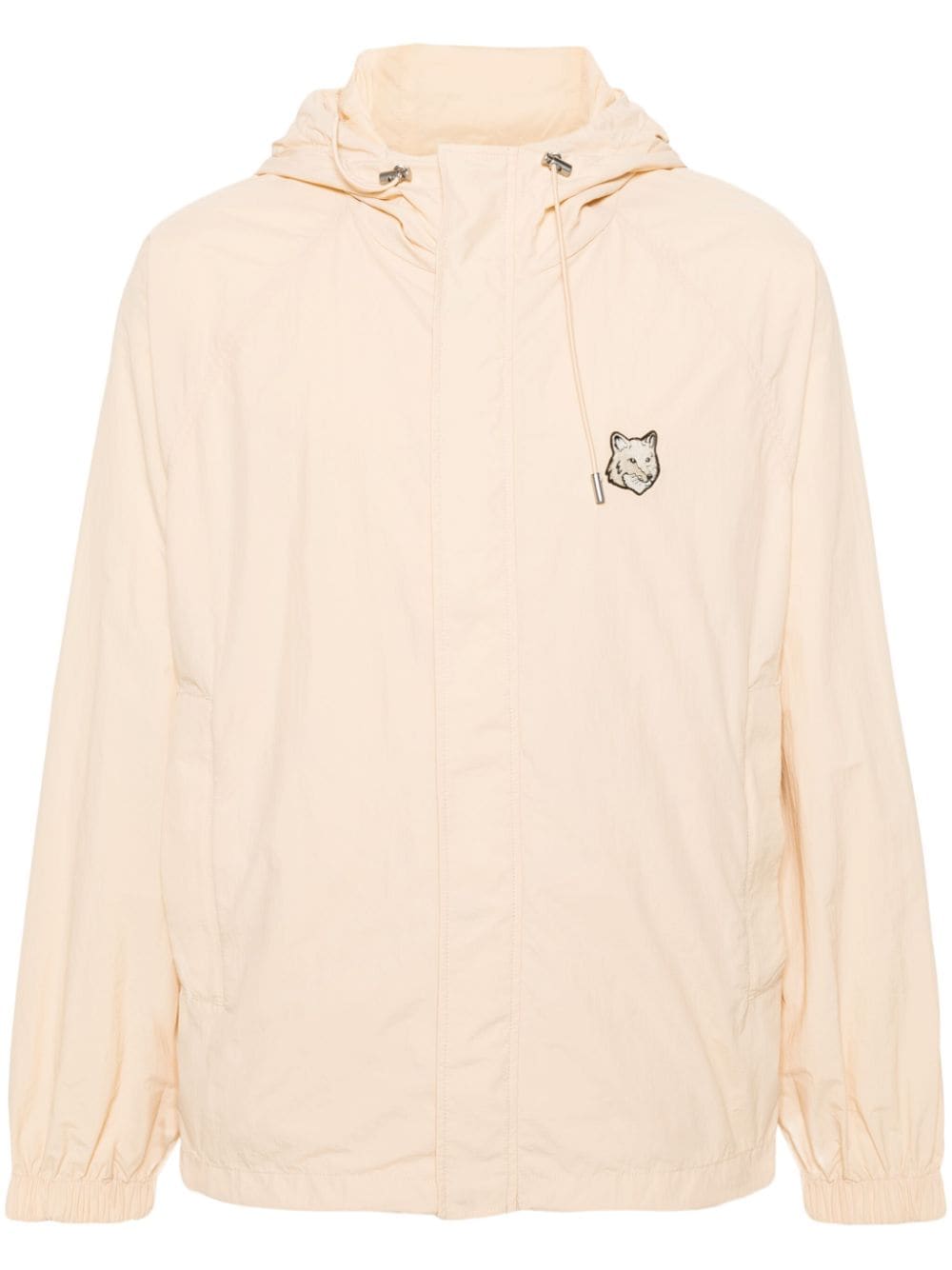 Maison Kitsuné Chillax Fox hooded windbreaker - Neutrals von Maison Kitsuné