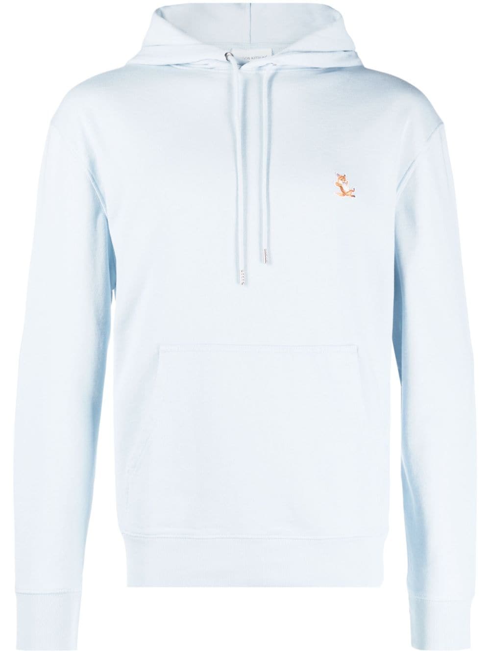 Maison Kitsuné Chillax Fox-motif cotton hoodie - Blue von Maison Kitsuné