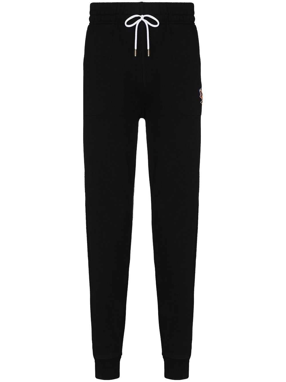 Maison Kitsuné Chillax Fox tapered track pants - Black von Maison Kitsuné