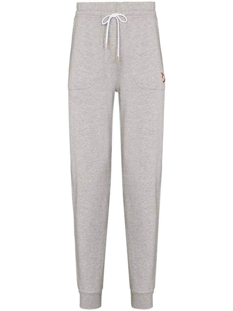 Maison Kitsuné Chillax Fox tapered track pants - Grey von Maison Kitsuné