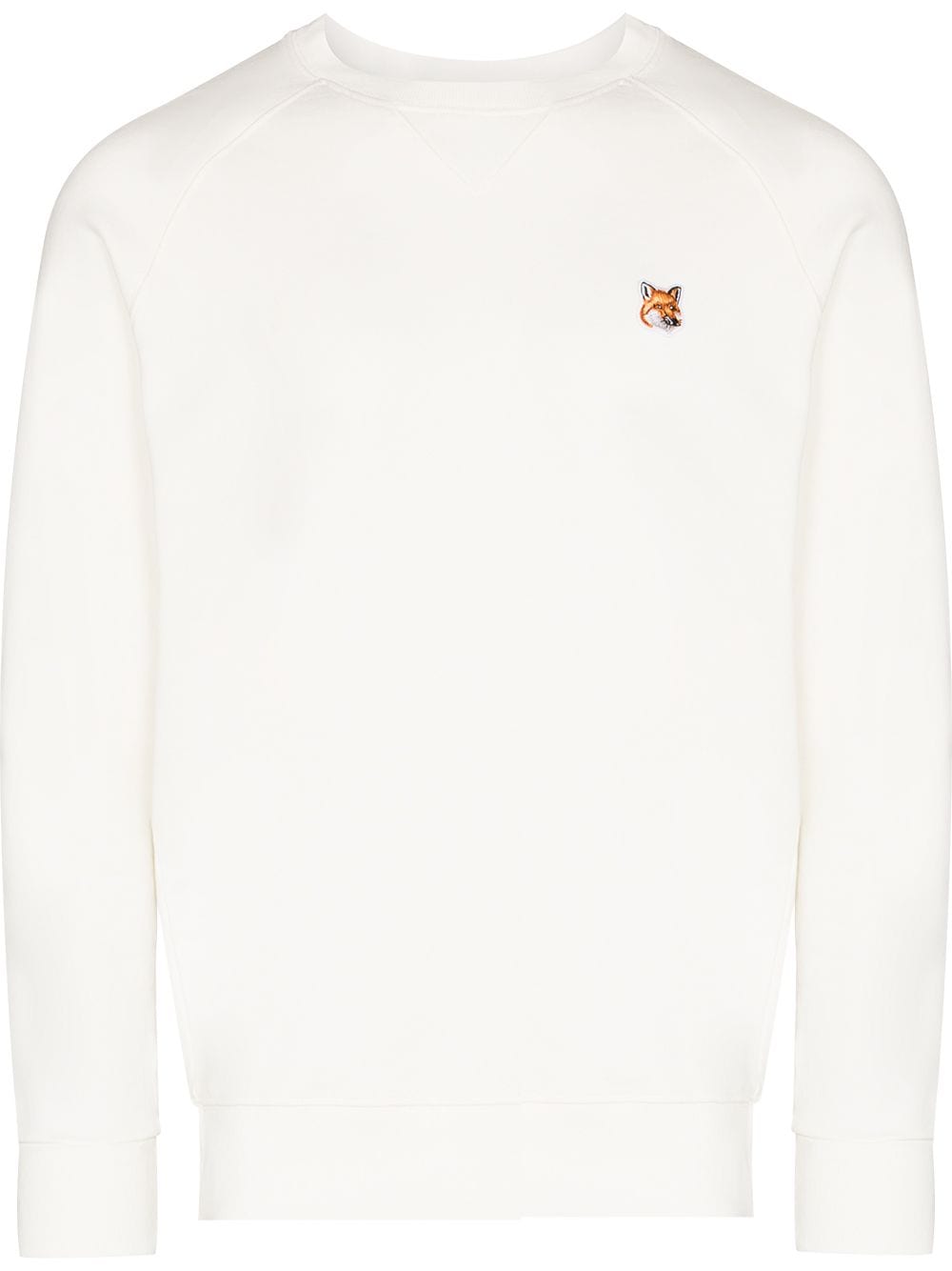 Maison Kitsuné Chillax Fox crew-neck sweatshirt - White von Maison Kitsuné