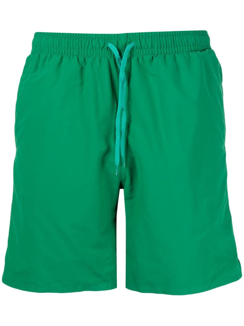 Maison Kitsuné fox-motif thigh-length shorts - Green von Maison Kitsuné