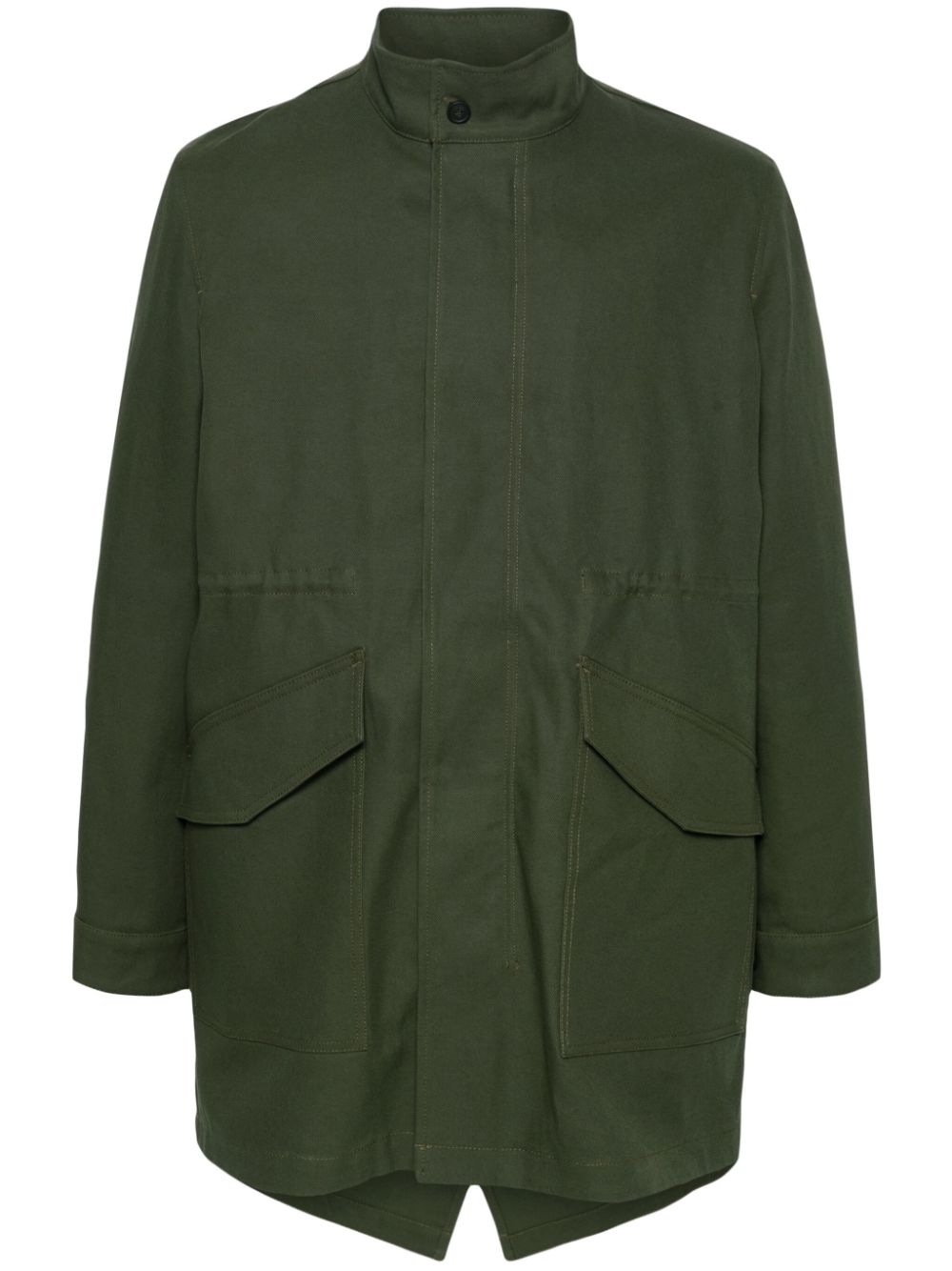 Maison Kitsuné military cotton parka - Green von Maison Kitsuné