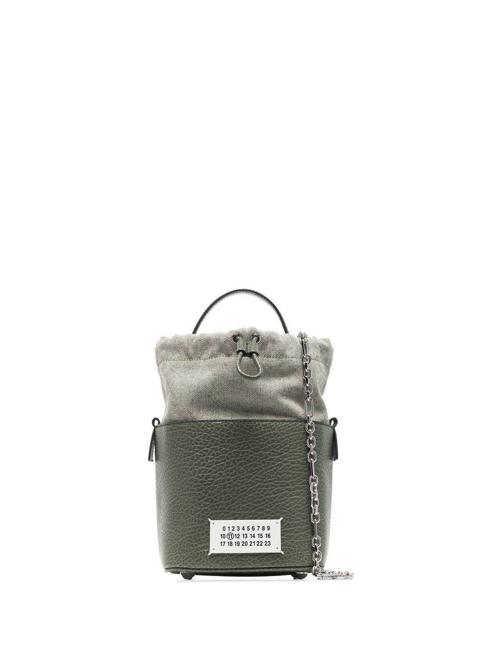 Maison Margiela small 5AC bucket bag - Green von Maison Margiela