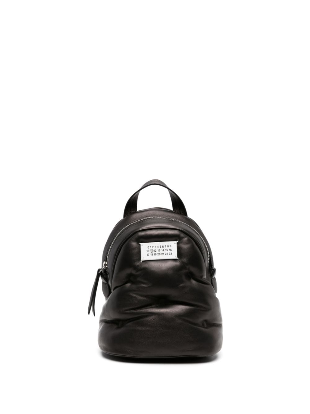 Maison Margiela Glam Slam numbers-motif backpack - Black von Maison Margiela