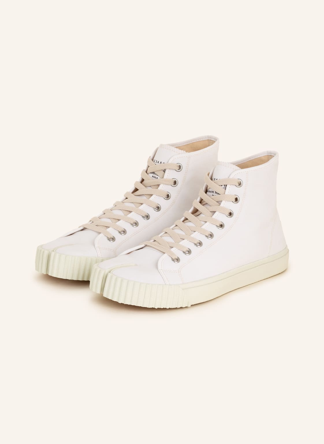 Maison Margiela Hightop-Sneaker Tabi weiss von Maison Margiela