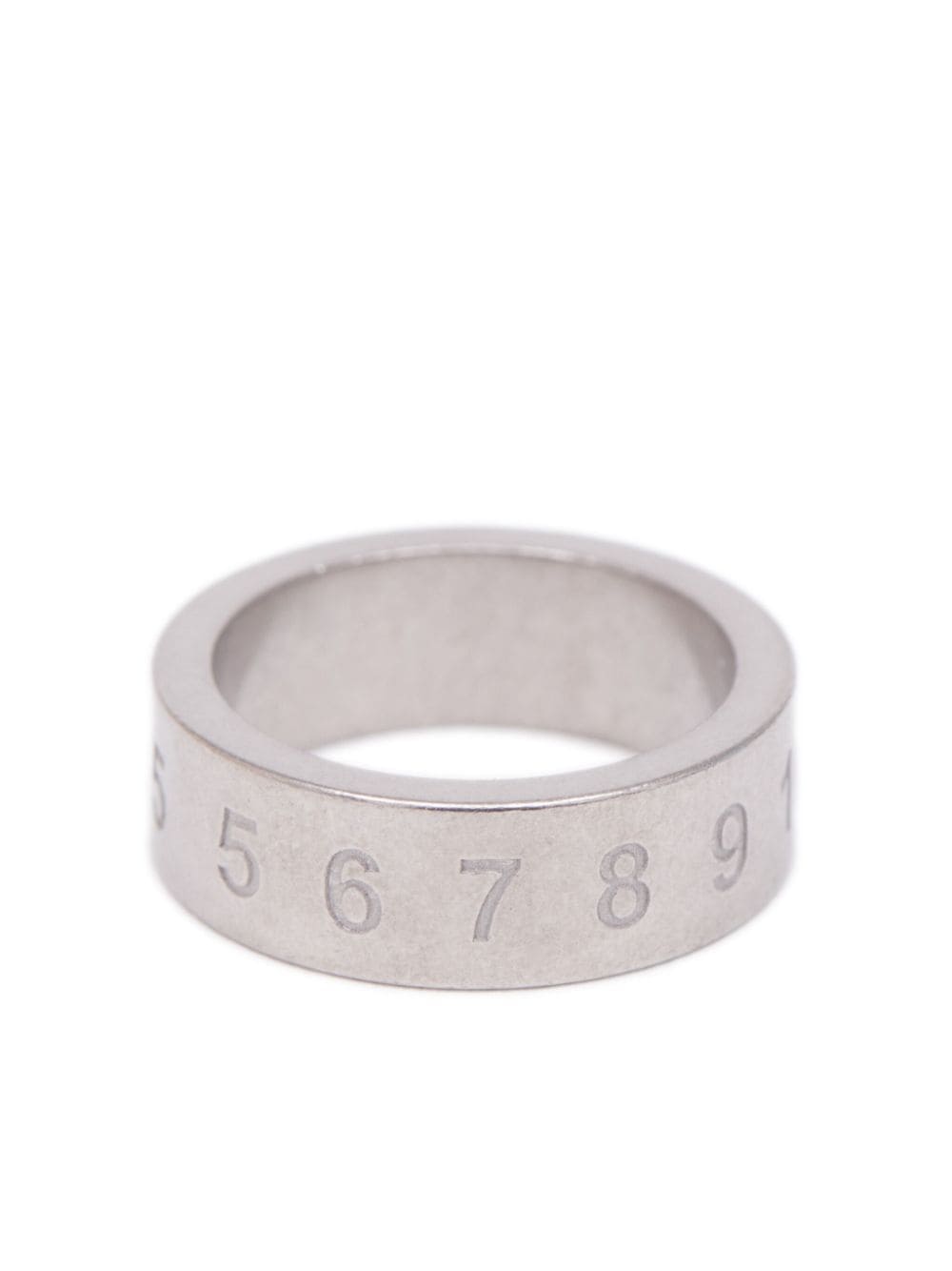 Maison Margiela Numerical engraved ring - Silver von Maison Margiela