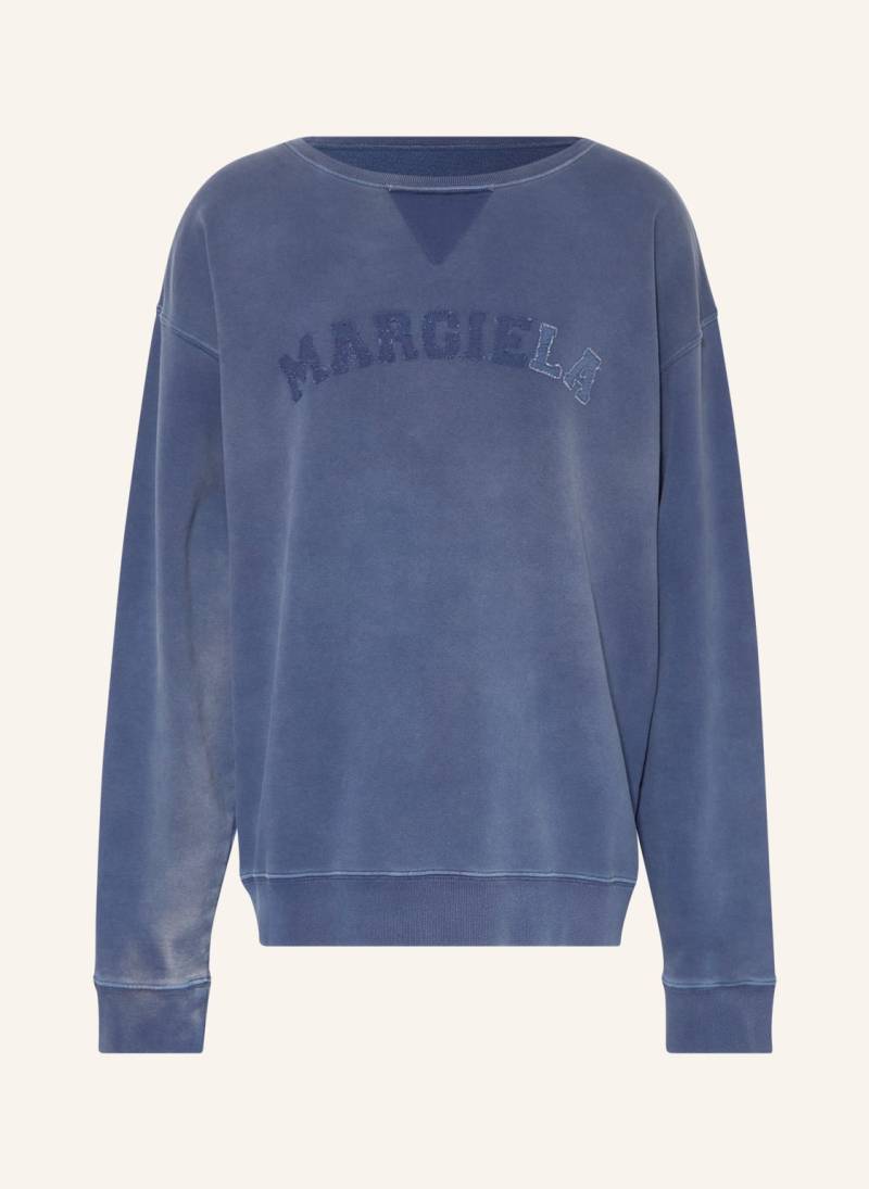Maison Margiela Oversized-Sweatshirt blau von Maison Margiela