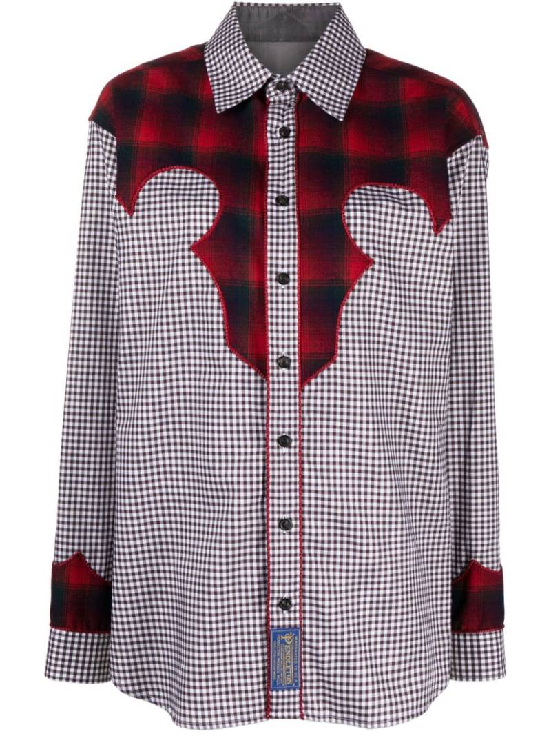 Maison Margiela Pendleton patch shirt - Brown von Maison Margiela