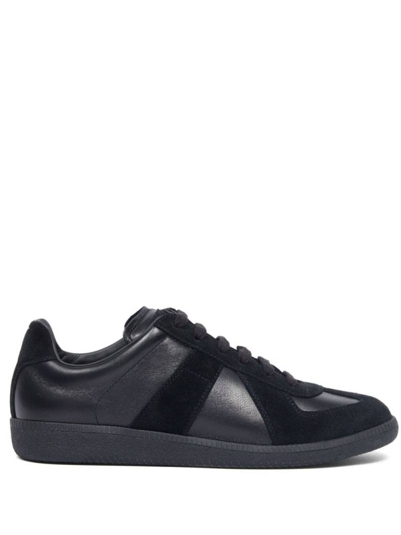 Maison Margiela Replica low-top leather sneakers - Black von Maison Margiela