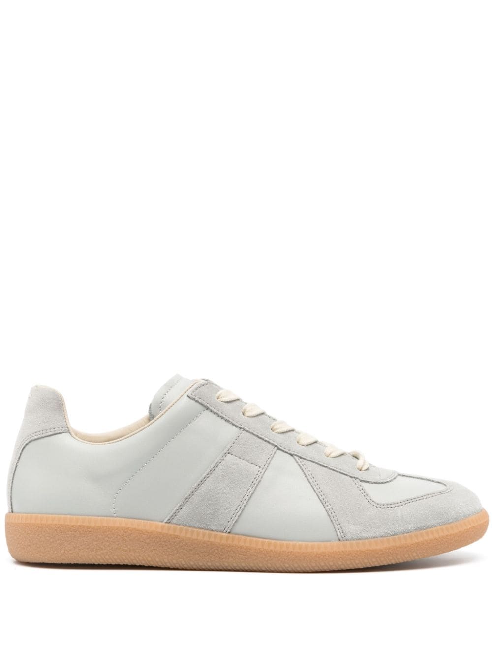 Maison Margiela Replica leather sneakers - Grey von Maison Margiela