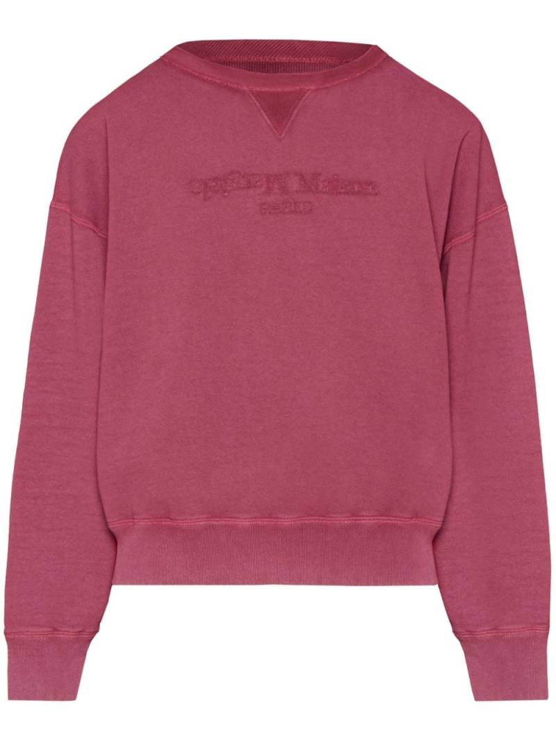 Maison Margiela Reverse cotton sweatshirt - Red von Maison Margiela