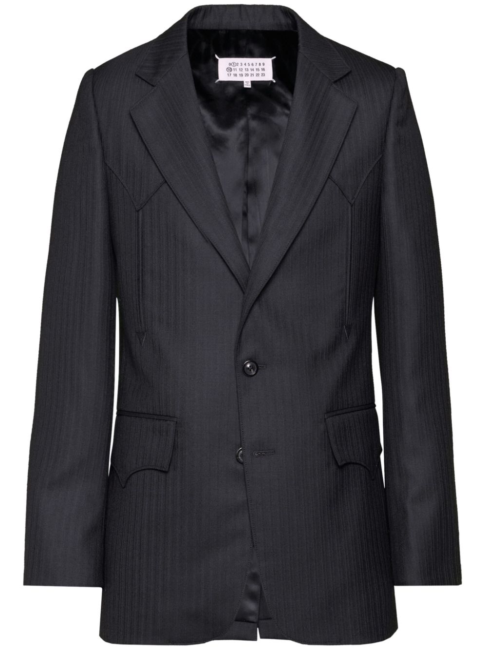 Maison Margiela Suit wool blazer - Black von Maison Margiela