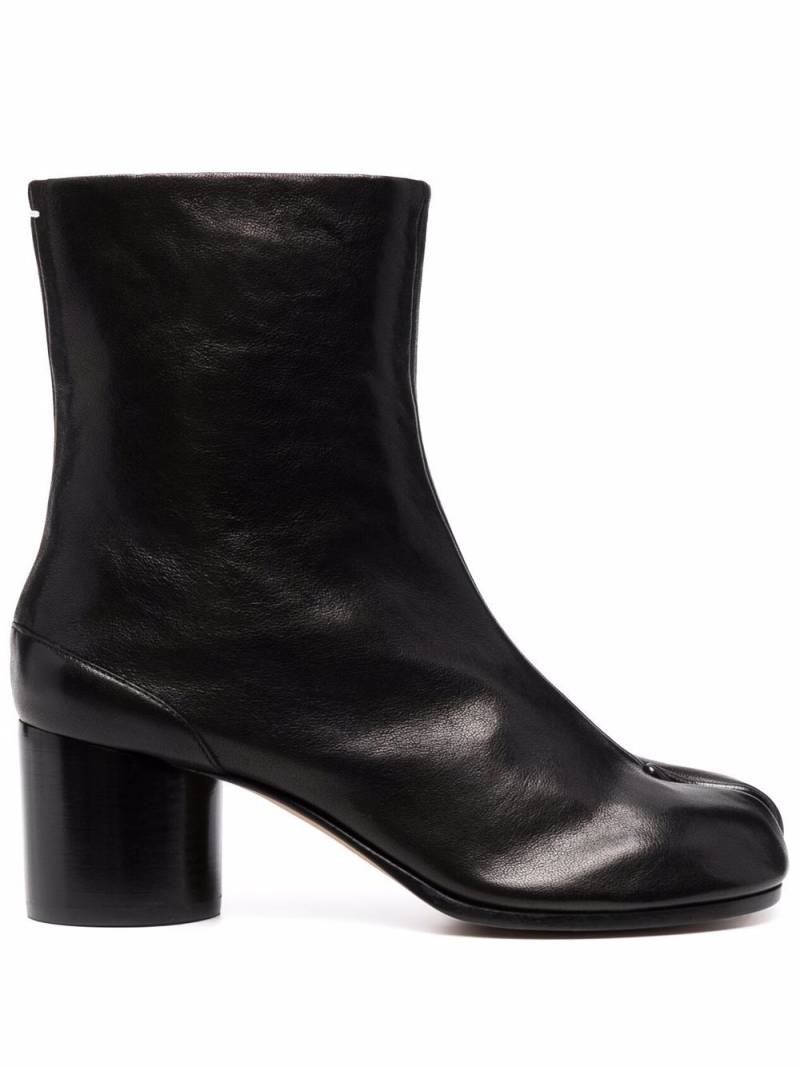 Maison Margiela Tabi 60mm leather ankle boots - Black von Maison Margiela