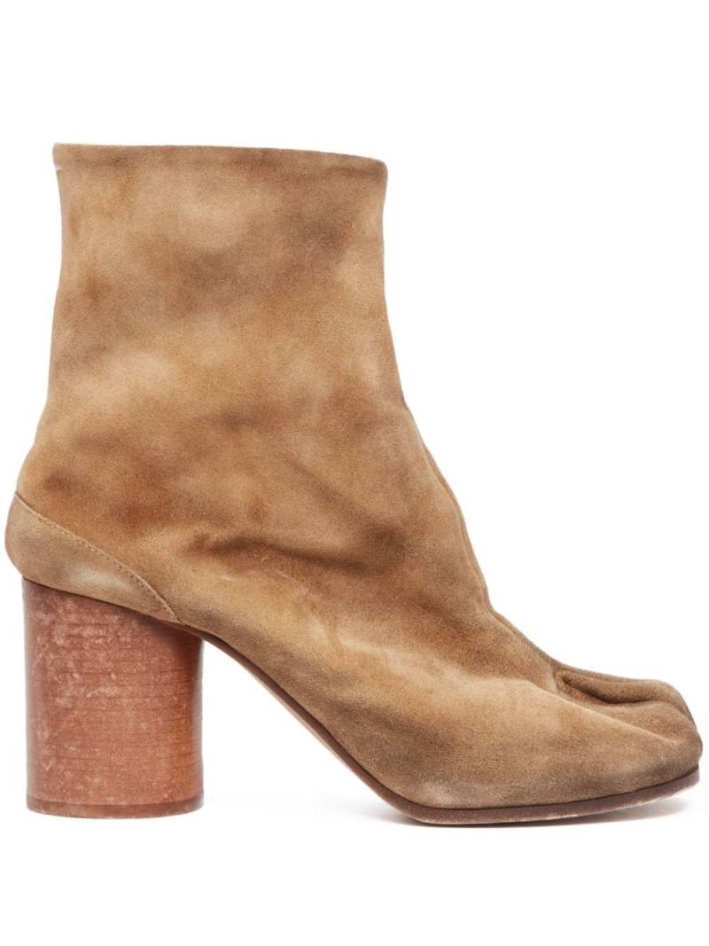 Maison Margiela Tabi 60mm suede ankle boots - Brown von Maison Margiela