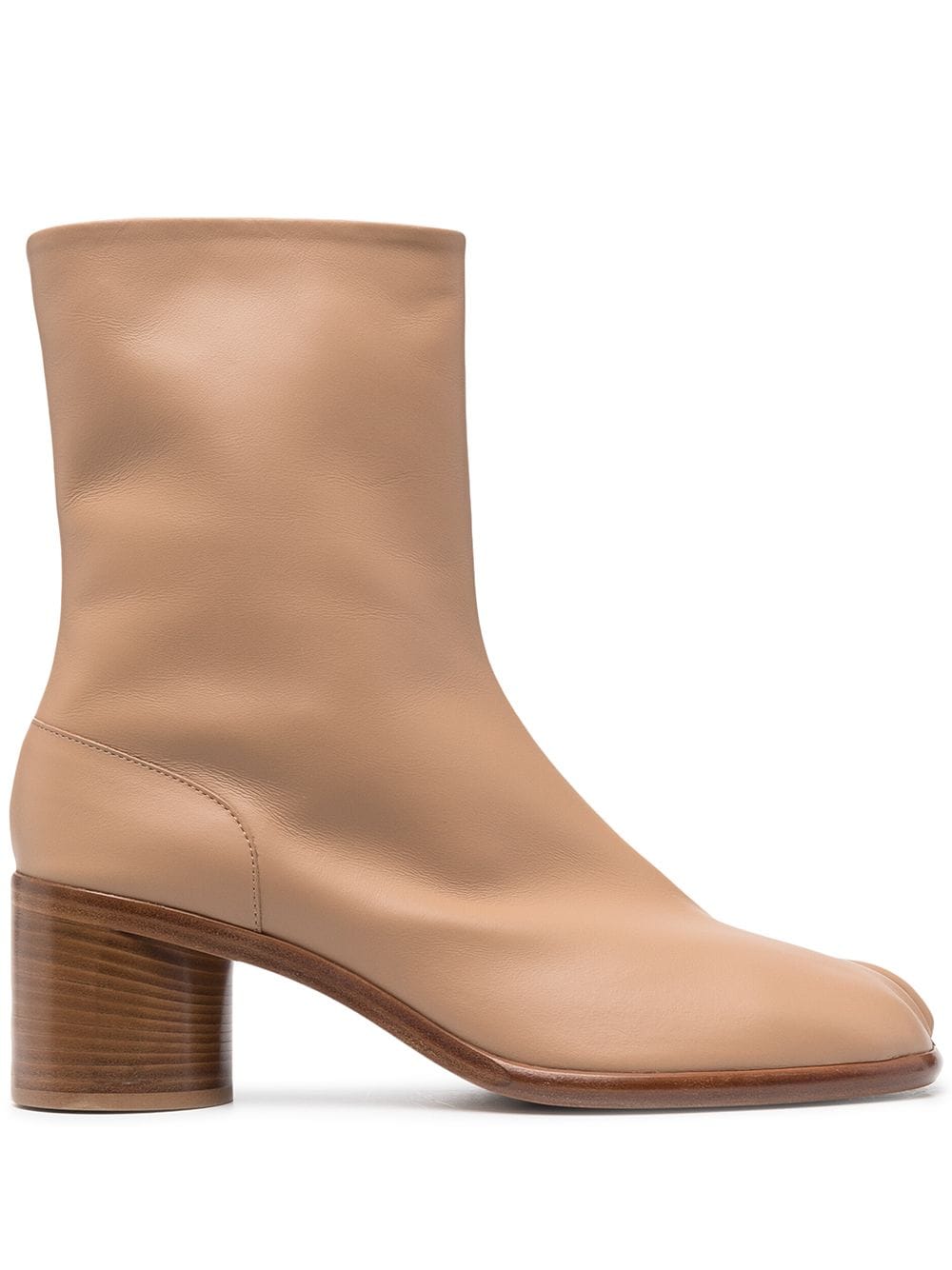 Maison Margiela Tabi 60mm leather ankle boots - Neutrals von Maison Margiela