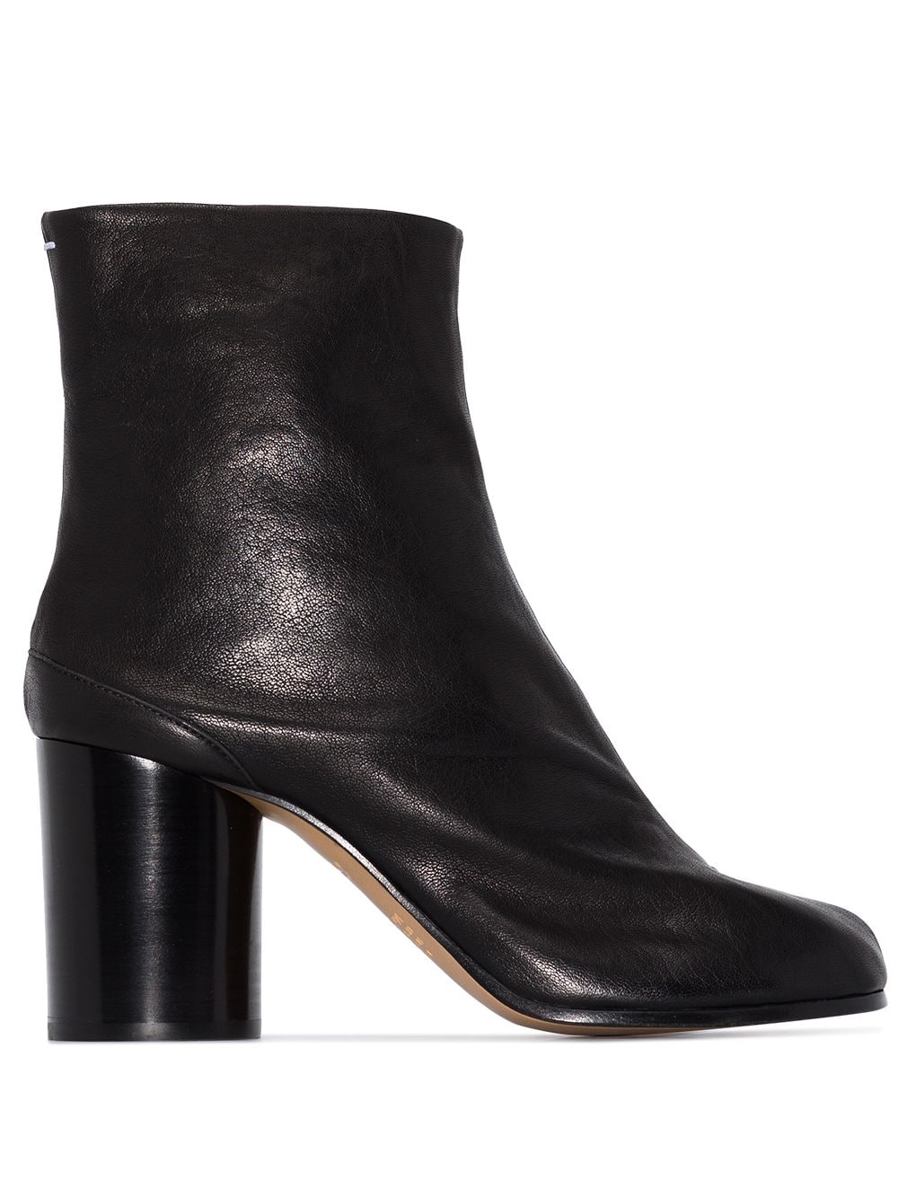 Maison Margiela Tabi 80mm leather ankle boots - Black von Maison Margiela