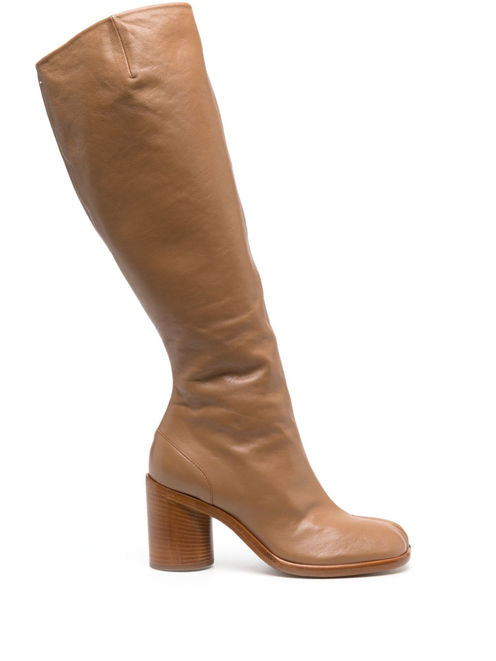Maison Margiela Tabi 80mm knee-high boots - Brown von Maison Margiela