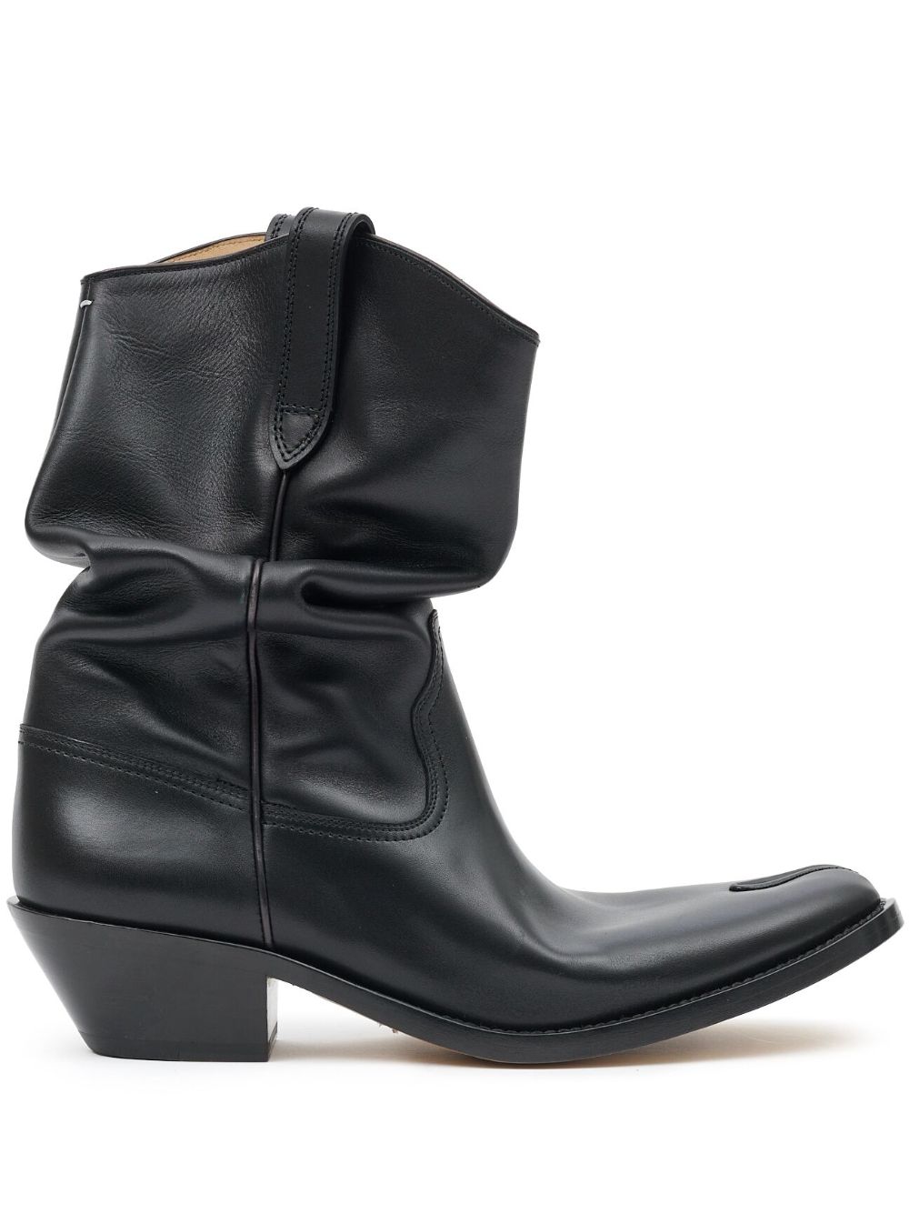 Maison Margiela Tabi 55mm slouchy Western boots - Black von Maison Margiela