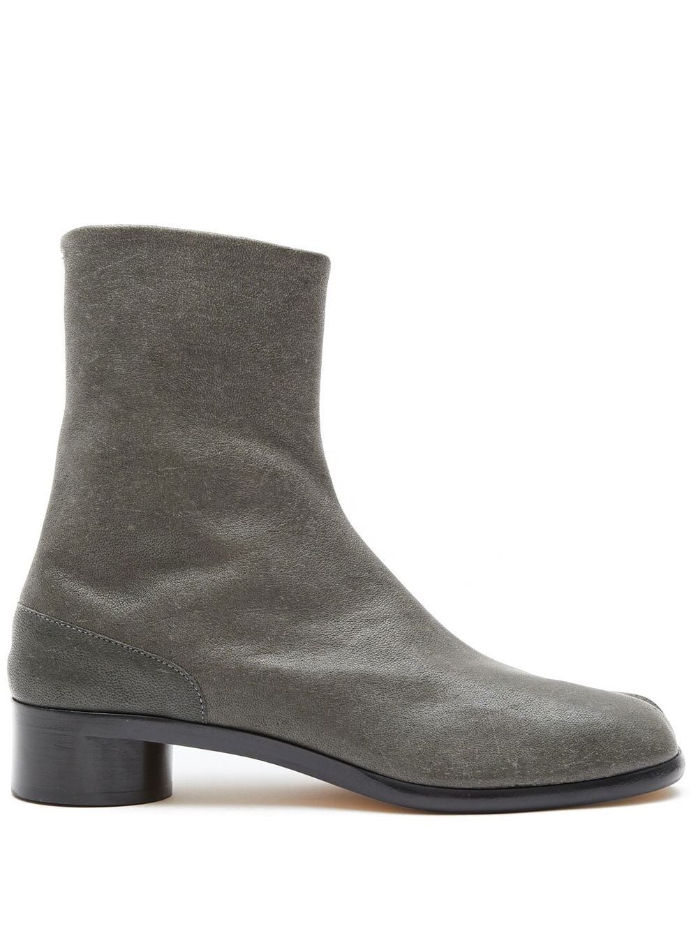 Maison Margiela Tabi 30mm leather ankle boots - Grey von Maison Margiela