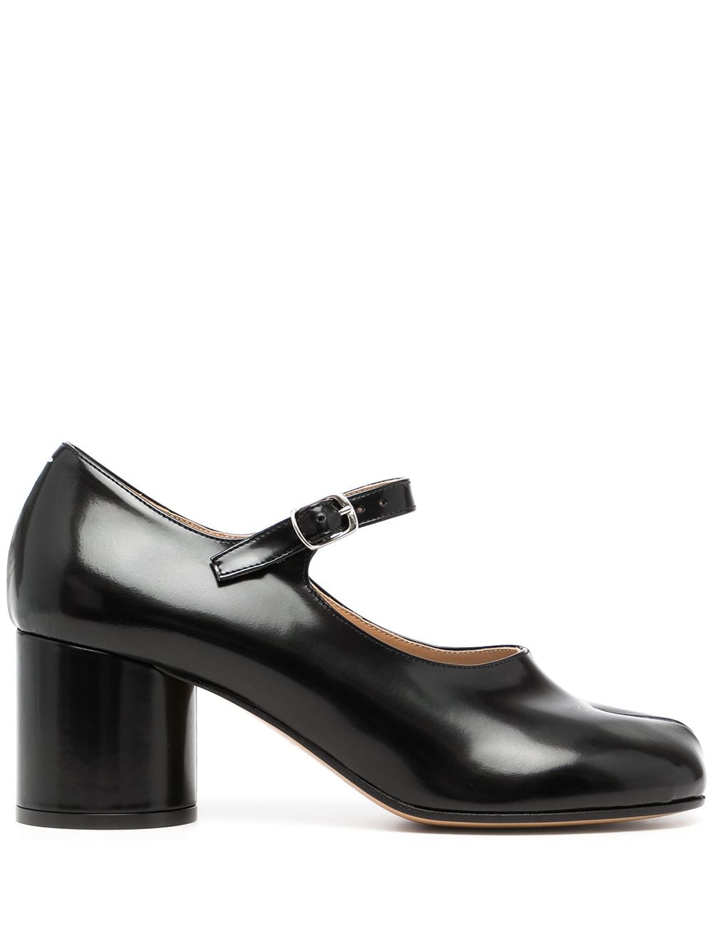 Maison Margiela Tabi 60mm Mary Jane pumps - Black von Maison Margiela