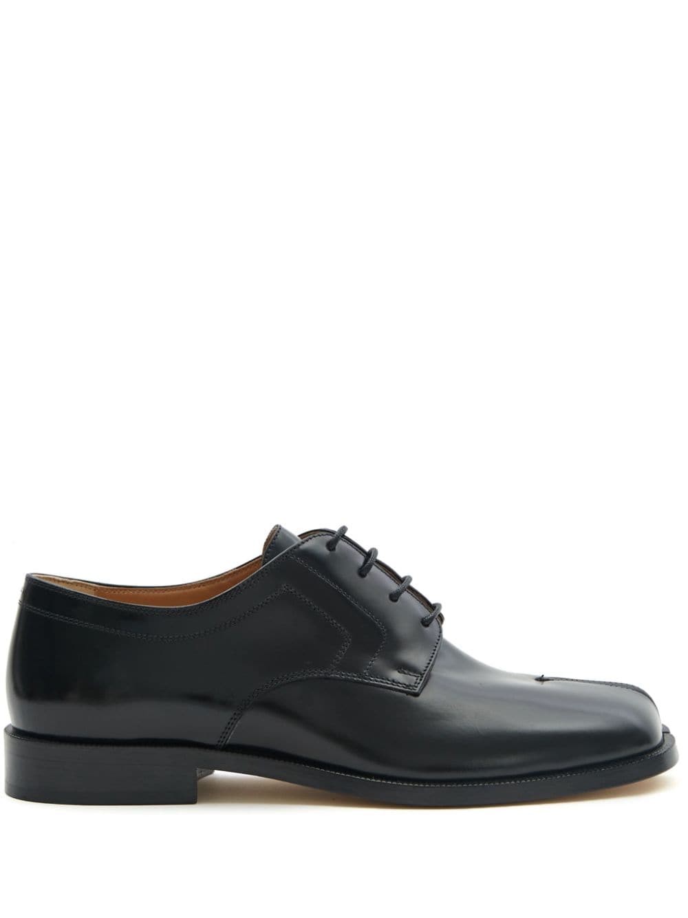 Maison Margiela Tabi lace-up derby shoes - Black von Maison Margiela