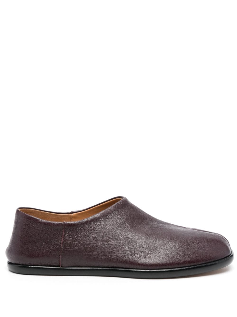 Maison Margiela Tabi leather loafers - Purple von Maison Margiela