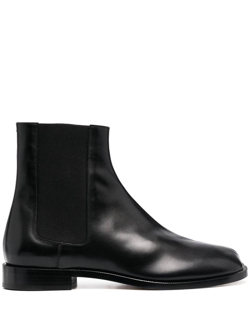 Maison Margiela Tabi leather Chelsea boots - Black von Maison Margiela