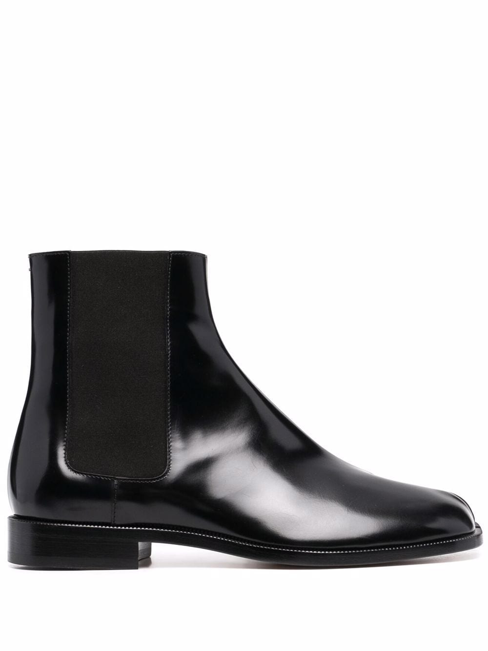 Maison Margiela Tabi leather Chelsea boots - Black von Maison Margiela