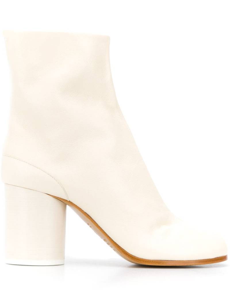 Maison Margiela Tabi 80mm leather ankle boots - Neutrals von Maison Margiela