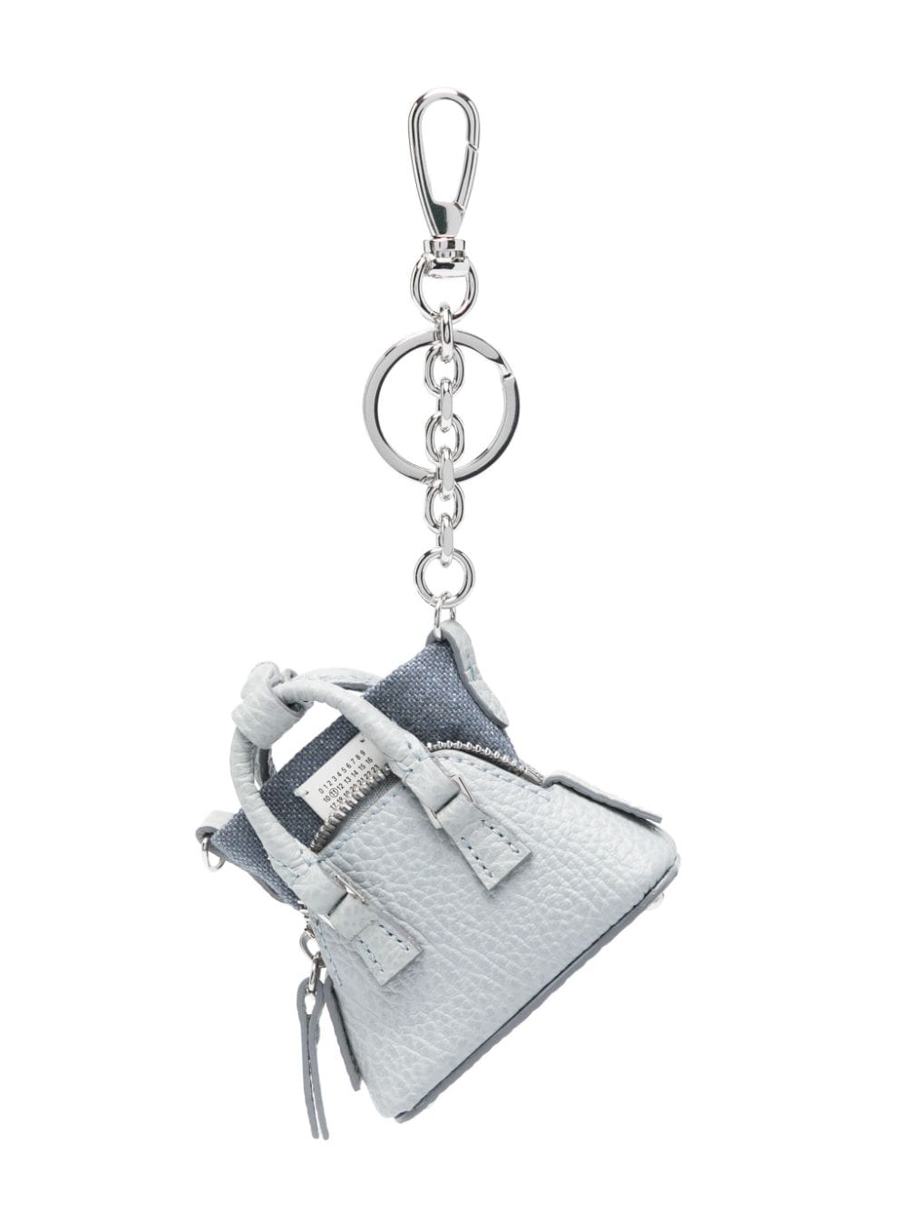 Maison Margiela bag shape leather keyring - Blue von Maison Margiela